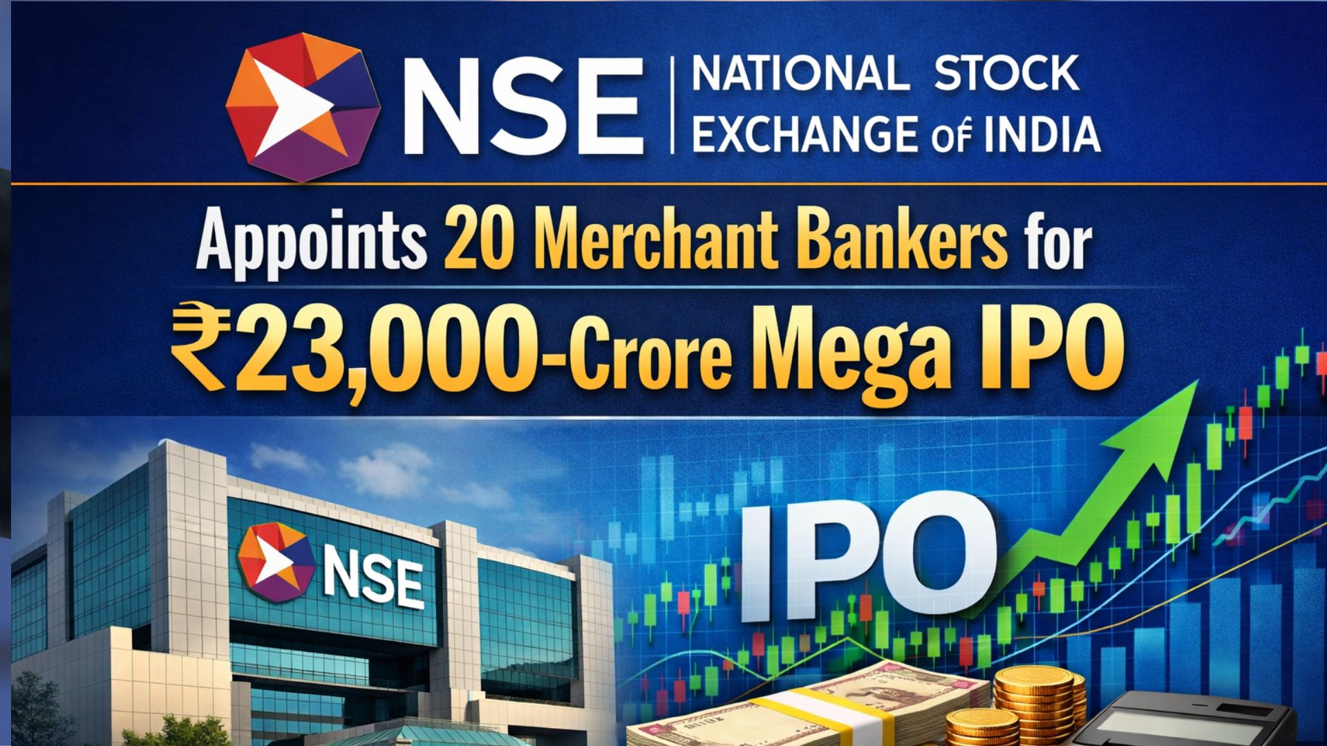 National Stock Exchange of India Appoints 20 Merchant Bankers for ₹23,000-Crore ...