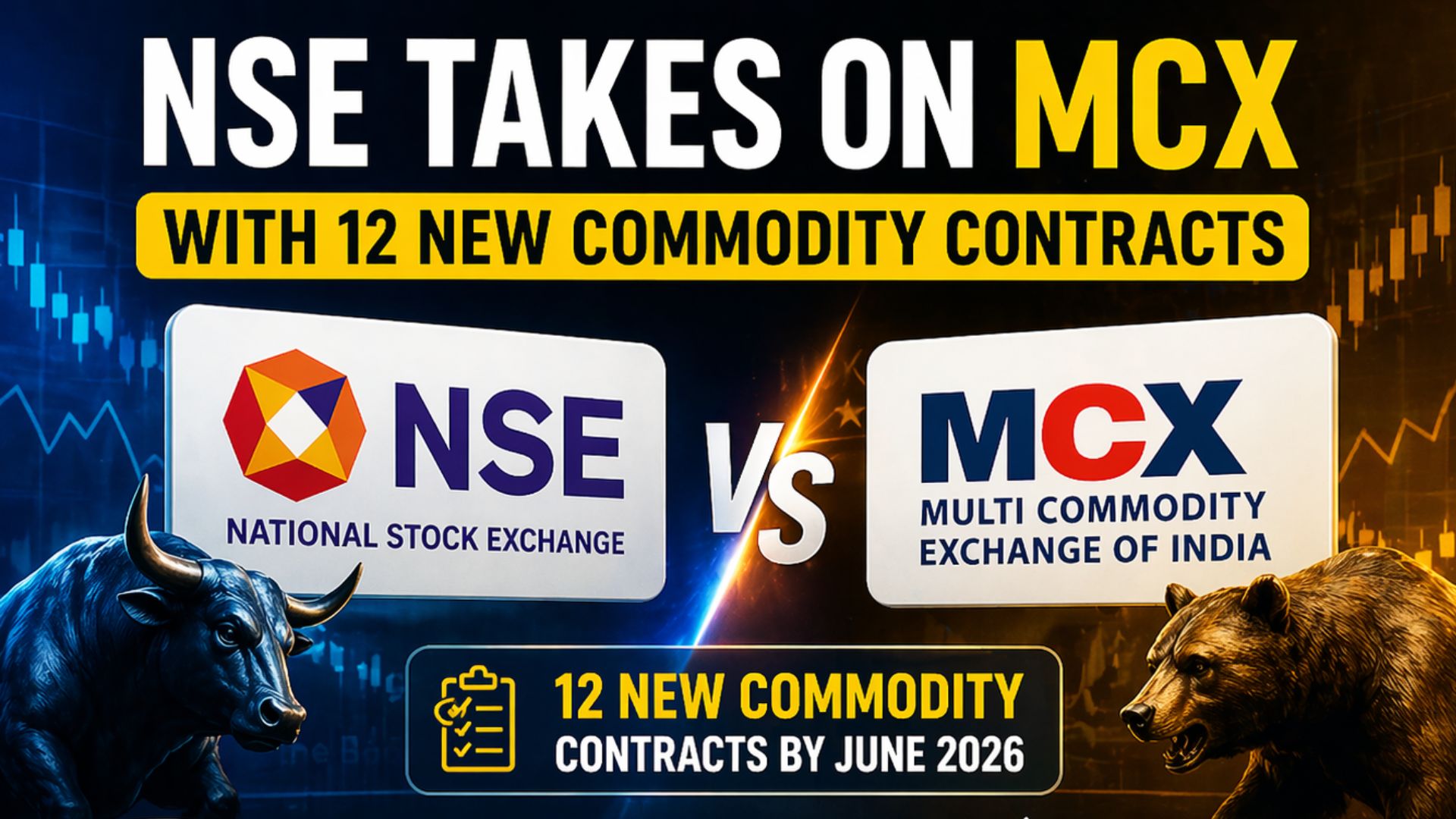National Stock Exchange of India Takes on Multi-Commodity Exchange of India in Com...