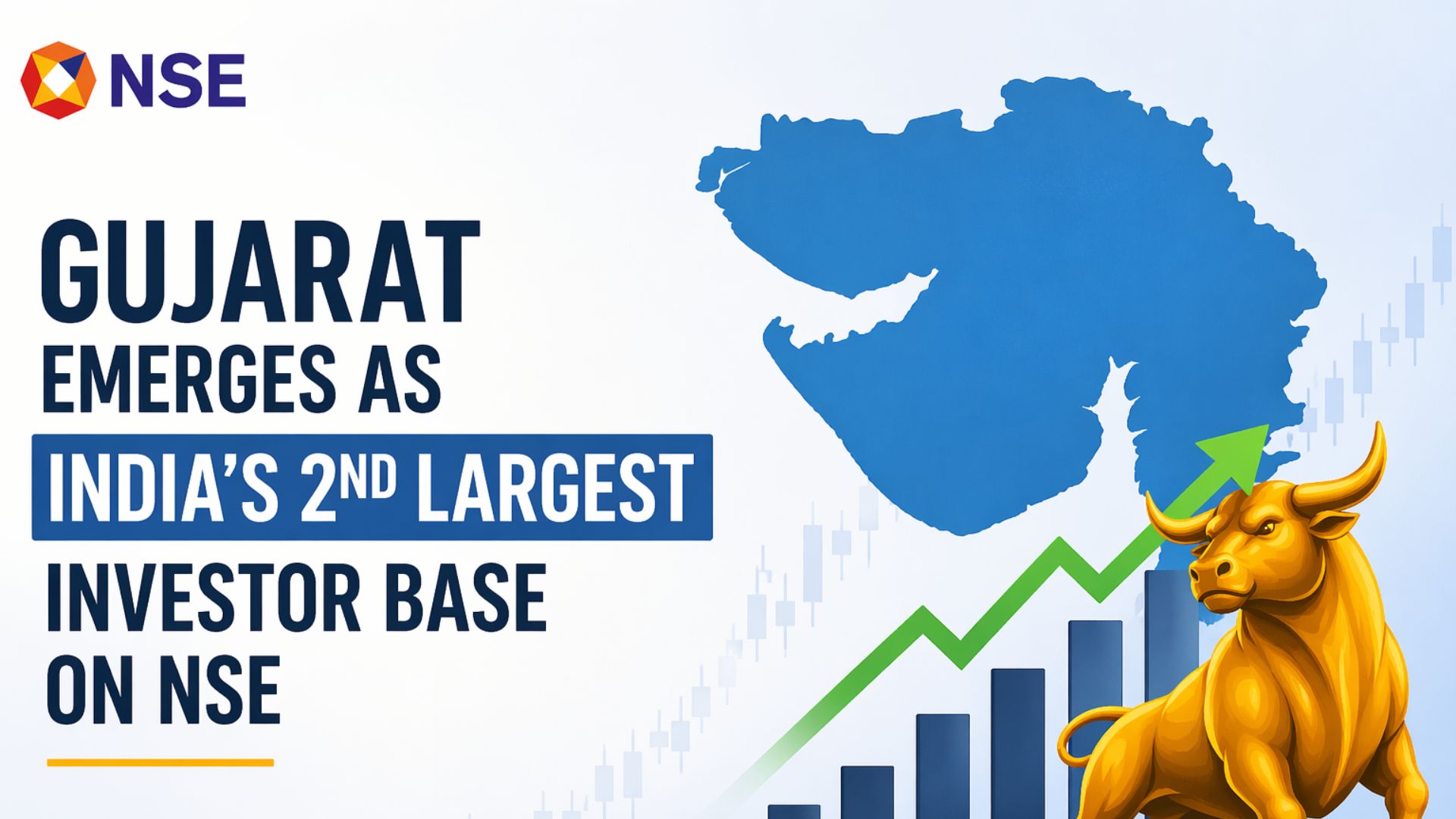 Gujarat becomes India's 2nd largest investor based on the National Stock Exch...