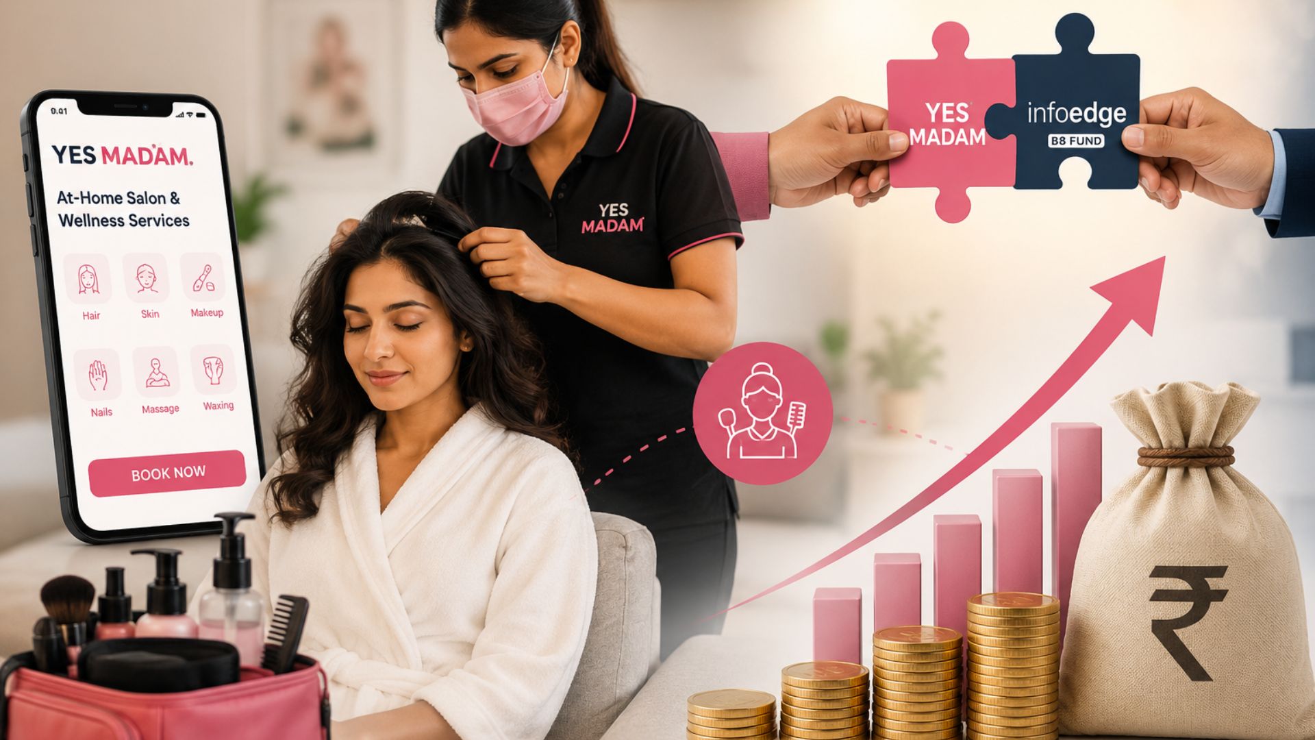 Yes Madam Raises ₹50 Cr from Info Edge