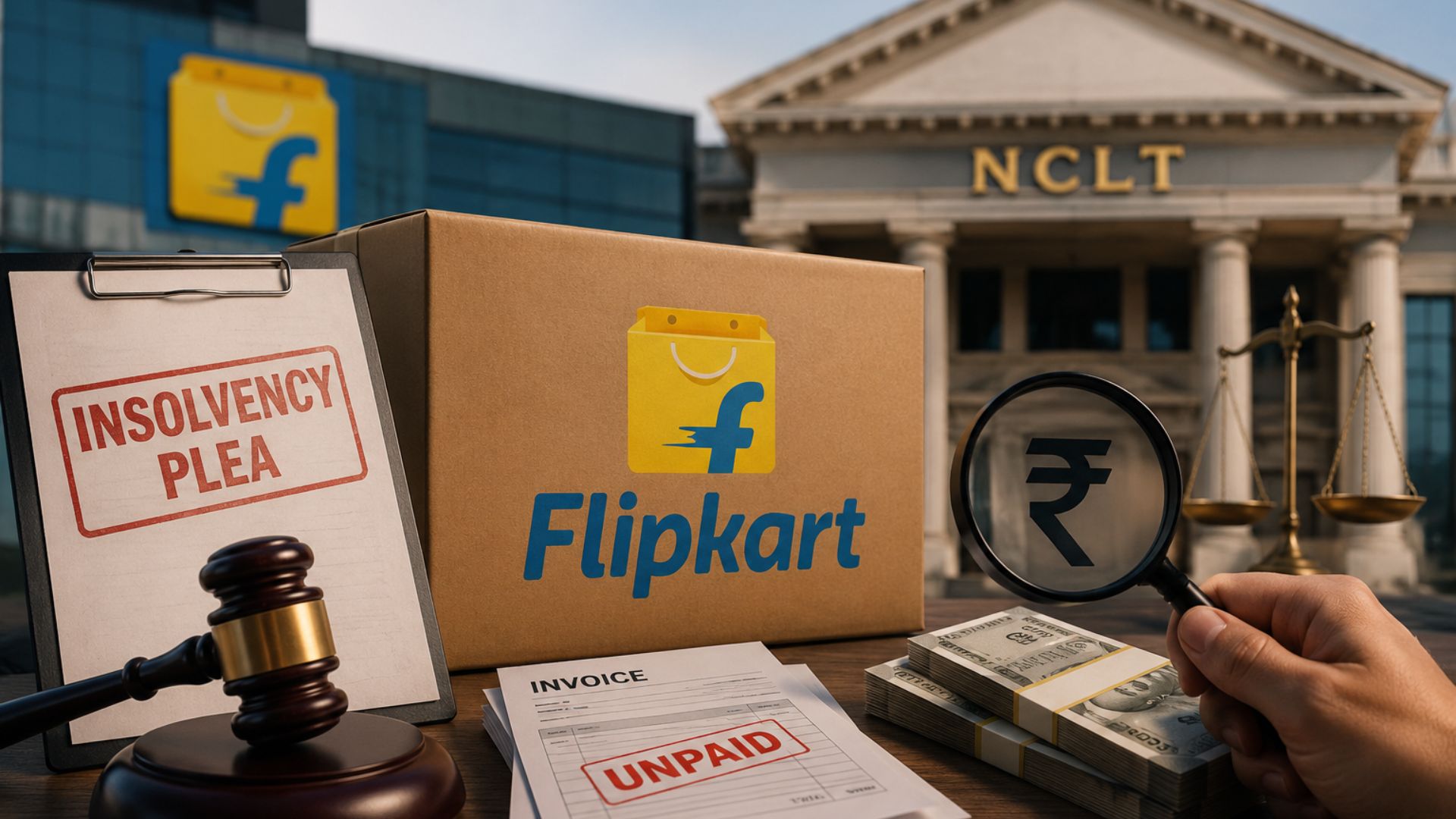 Flipkart Faces Fresh Insolvency Plea Over Alleged ₹1.69 Cr Payment Default
