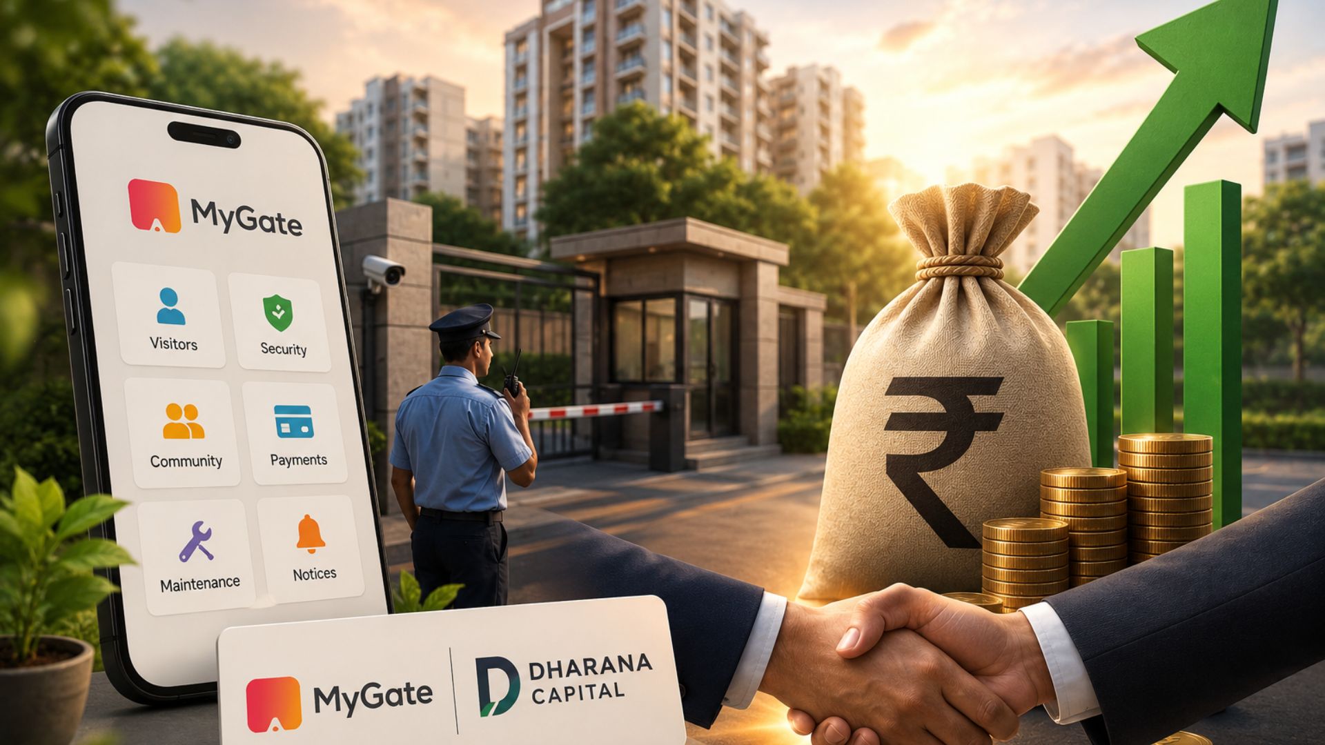 MyGate Raises ₹225 Cr from Dharana Capital